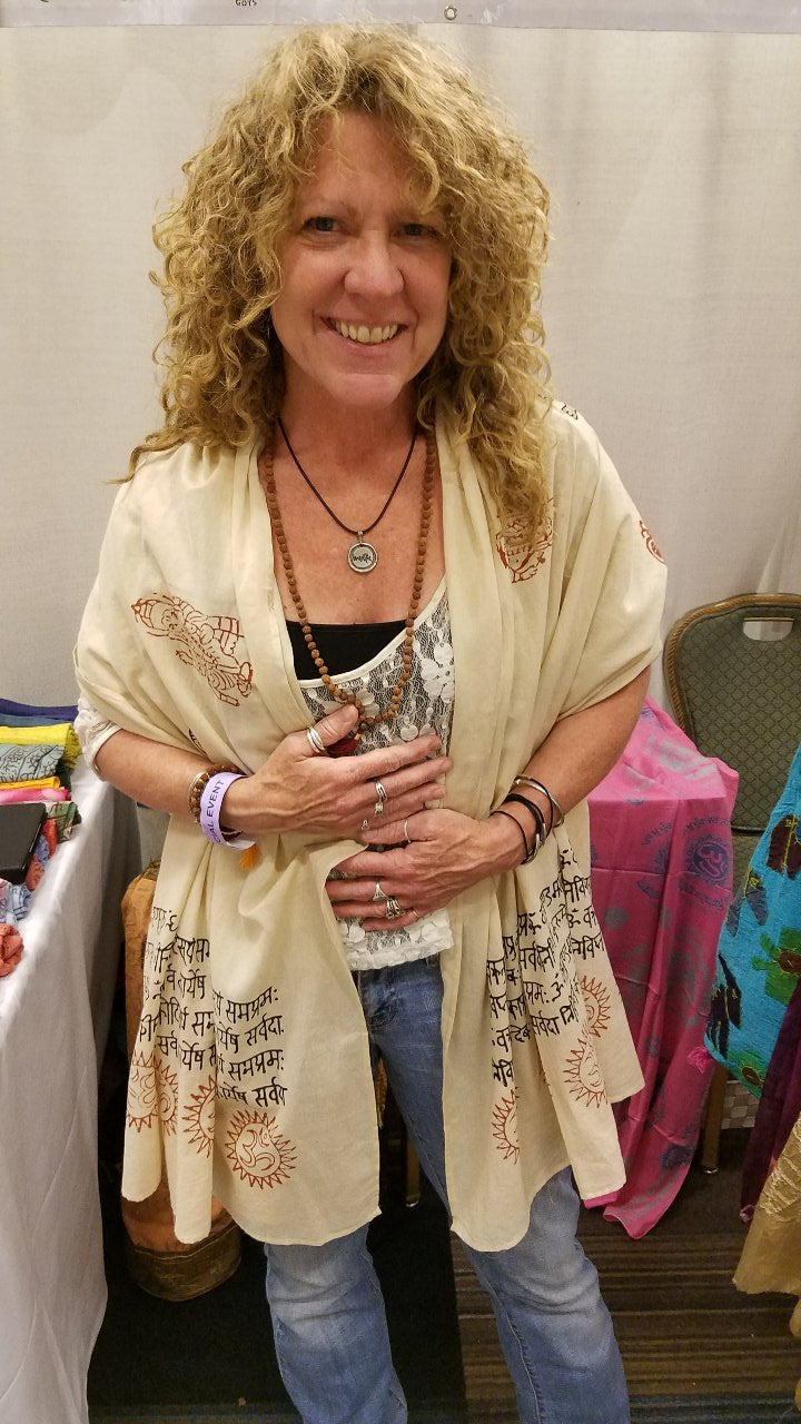 Ganesh Mantra Shawl by OMSutra