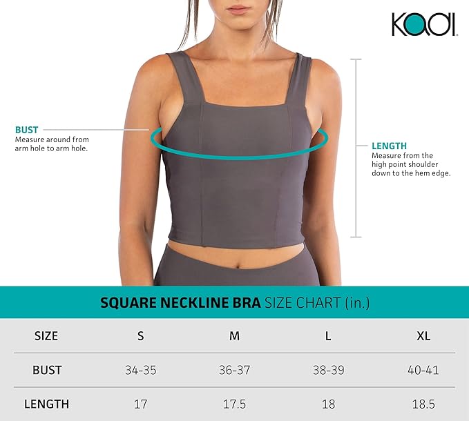SQUARE NECKLINE BRA by Kadi