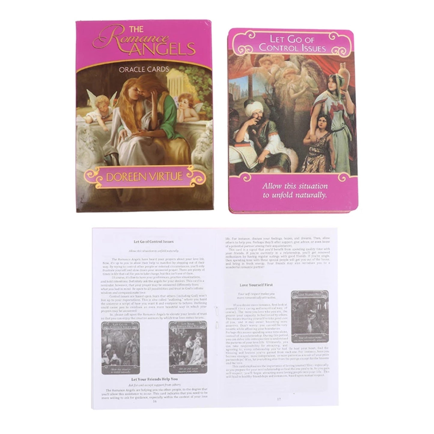 The Romance Angels Oracle Deck: 44 Oracle Cards by Doreen Virtue (reprint version)