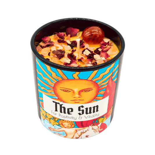 THE SUN TAROT CANDLE - Energy Wicks