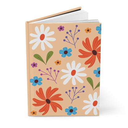Hot House Flowers Hardcover Journal | Lined Pages by Montret