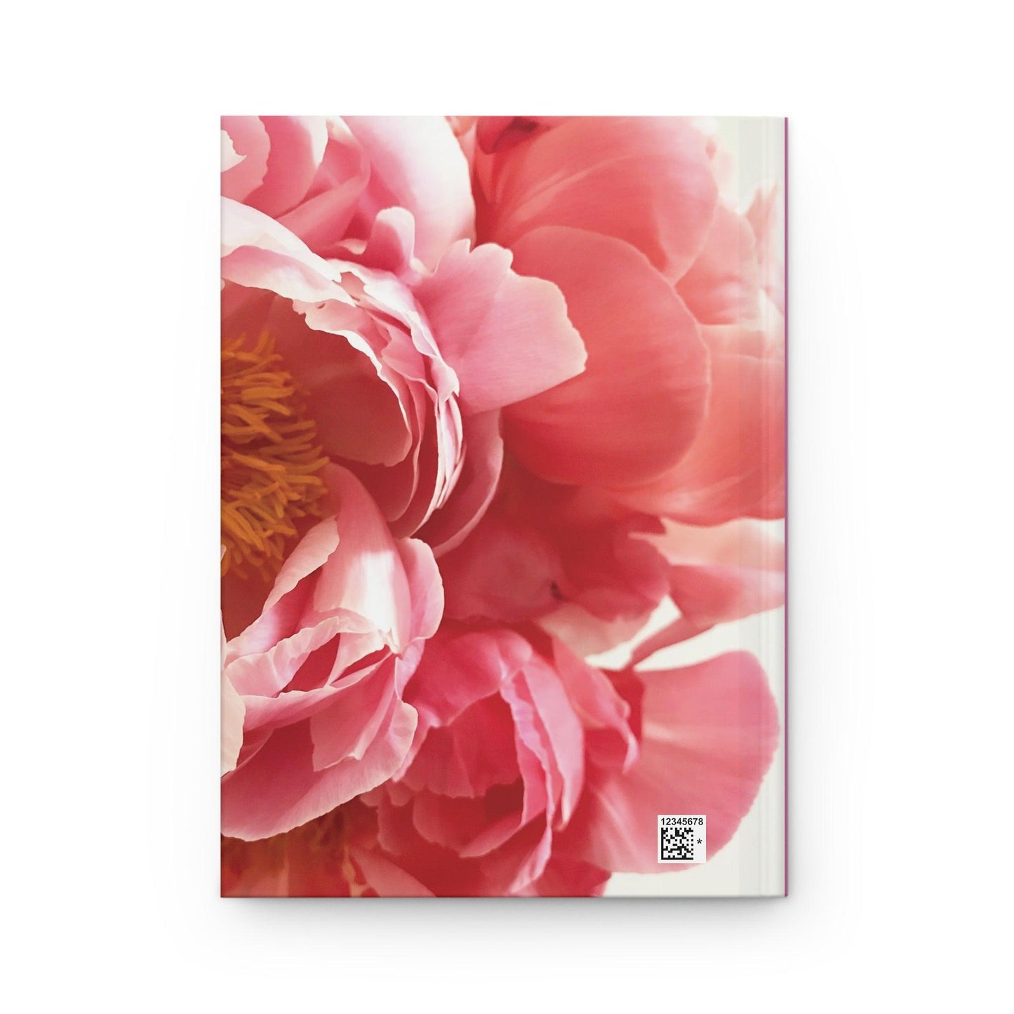 Pink Peony Hardcover Matte Journal | Lined Pages by Montret