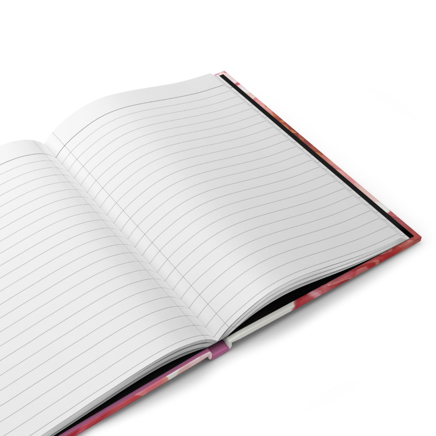 Pink Peony Hardcover Matte Journal | Lined Pages by Montret