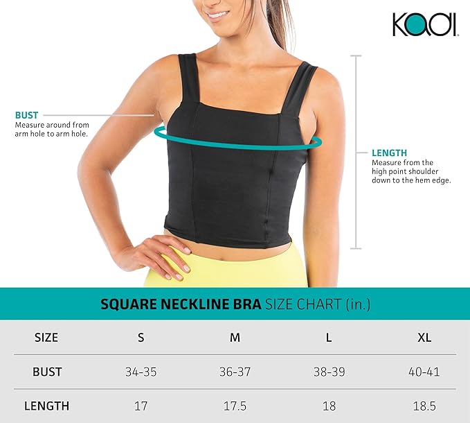 SQUARE NECKLINE BRA by Kadi