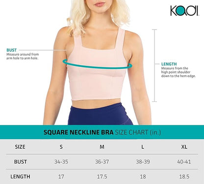 SQUARE NECKLINE BRA by Kadi