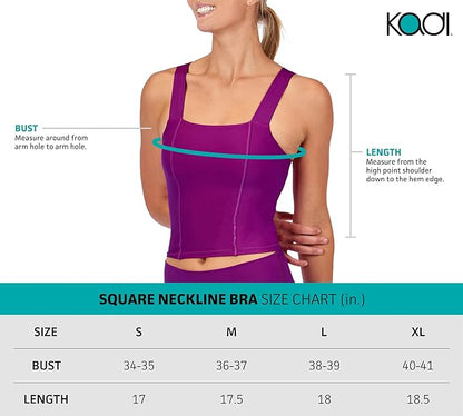 SQUARE NECKLINE BRA by Kadi