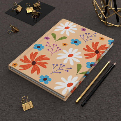 Hot House Flowers Hardcover Journal | Lined Pages by Montret