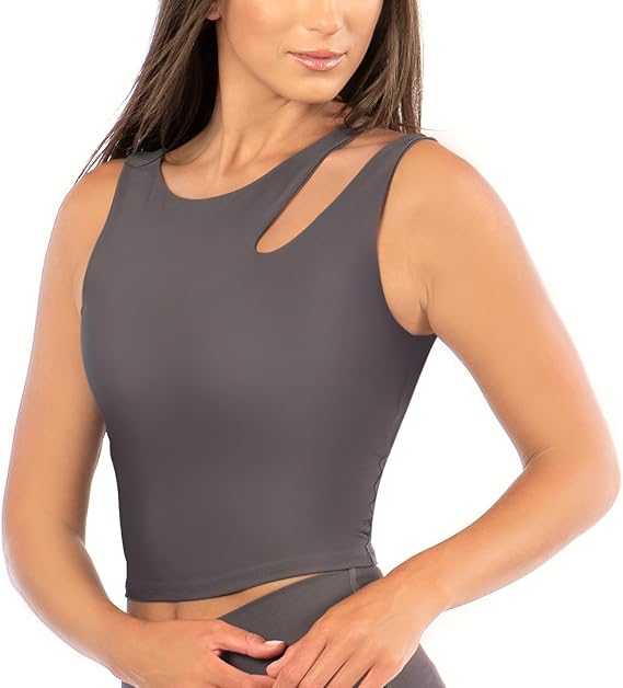 MIDI CUT OUT SHOULDER BRA by Kadi