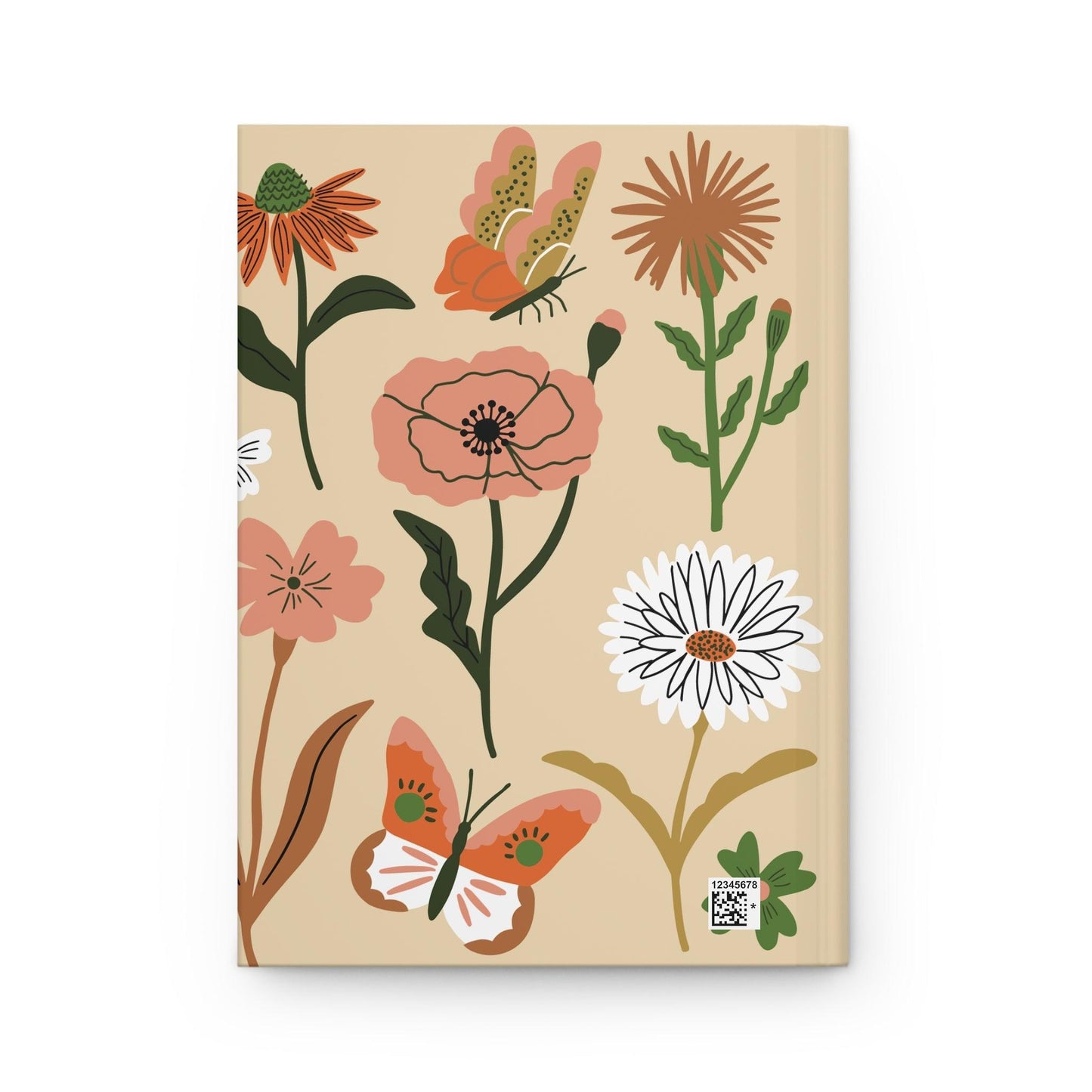Fall Flowers Hardcover Journal | Lined Pages by Montret