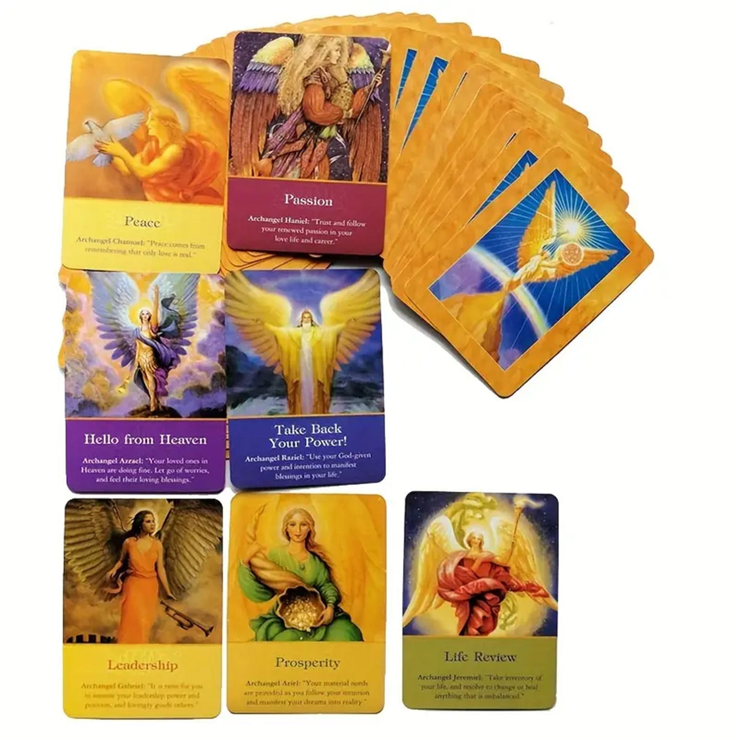 Archangel Oracle Card (small reprint version): 45 Oracle Cards & pdf guide, Doreen Virtue