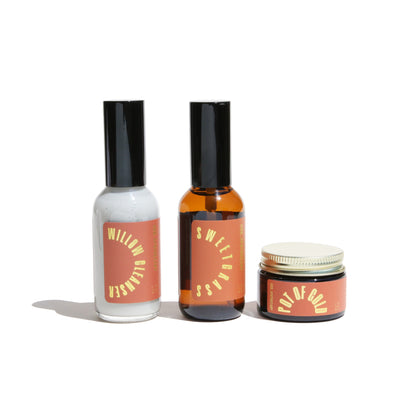 Daily Vitality Trio with Willow Cleanser - Prone Skin