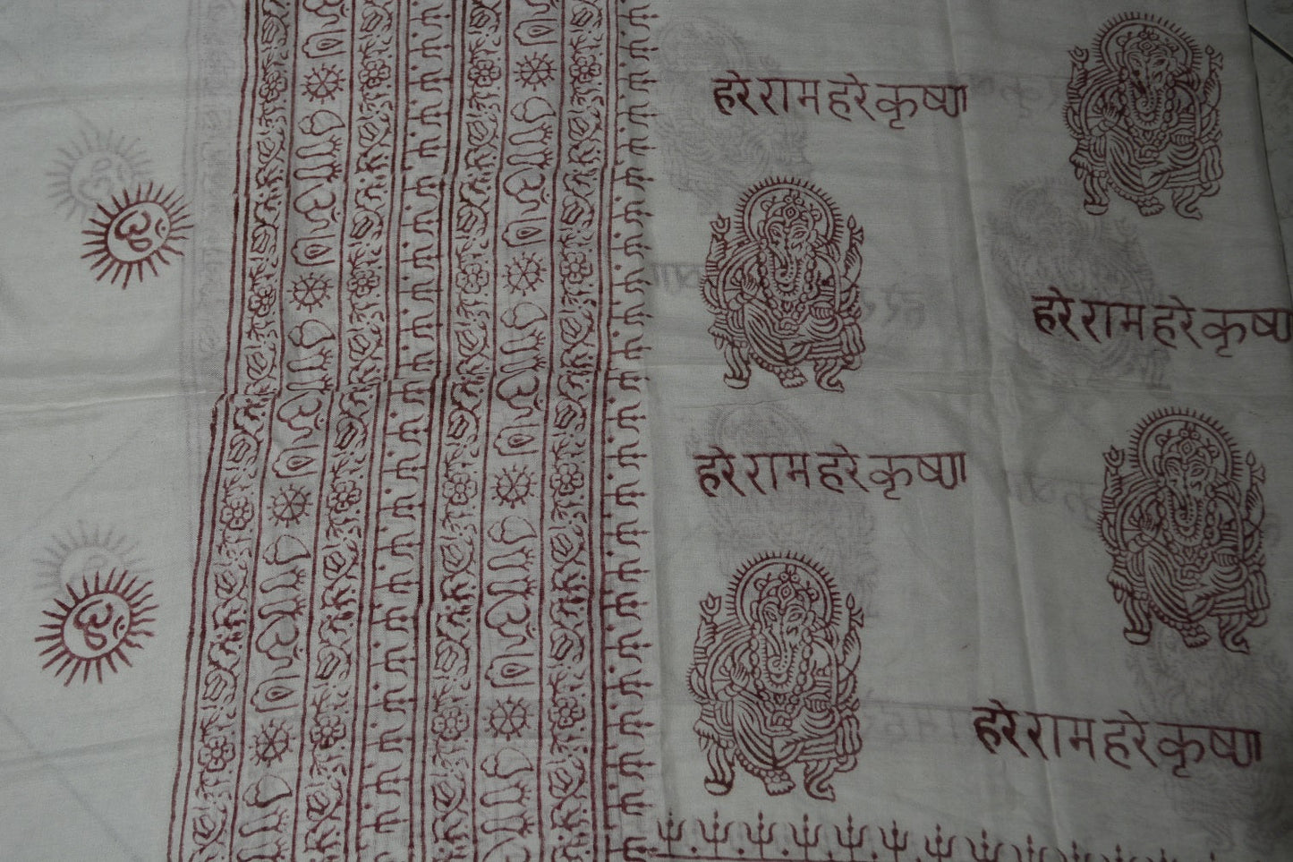 OM Ganesha Mantra Meditation Prayer Shawl by OMSutra