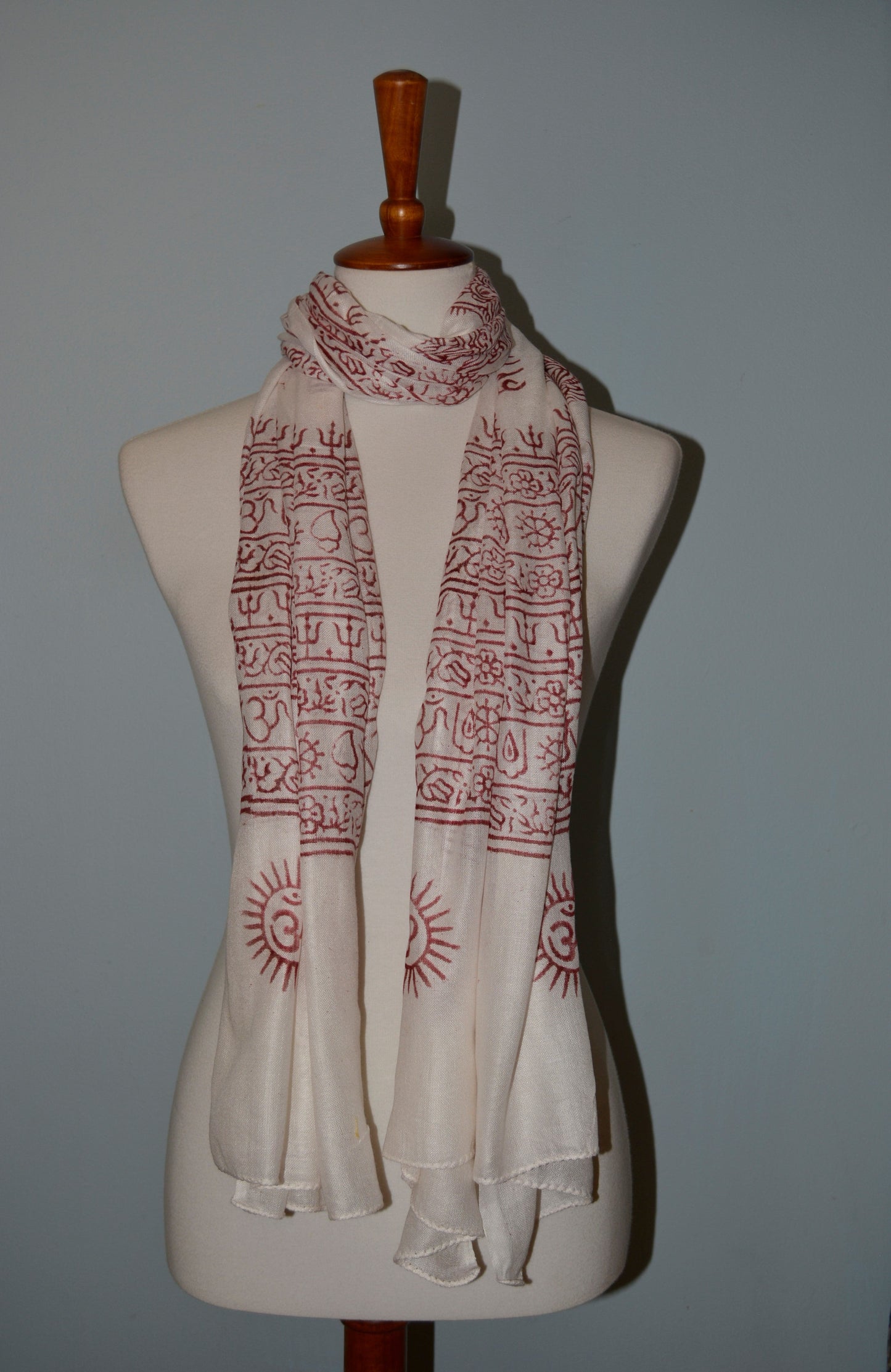 OM Ganesha Mantra Meditation Prayer Shawl by OMSutra