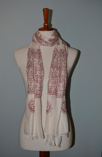 OM Ganesha Mantra Meditation Prayer Shawl by OMSutra