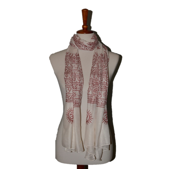 OM Bhakti Prayer Shawl by OMSutra