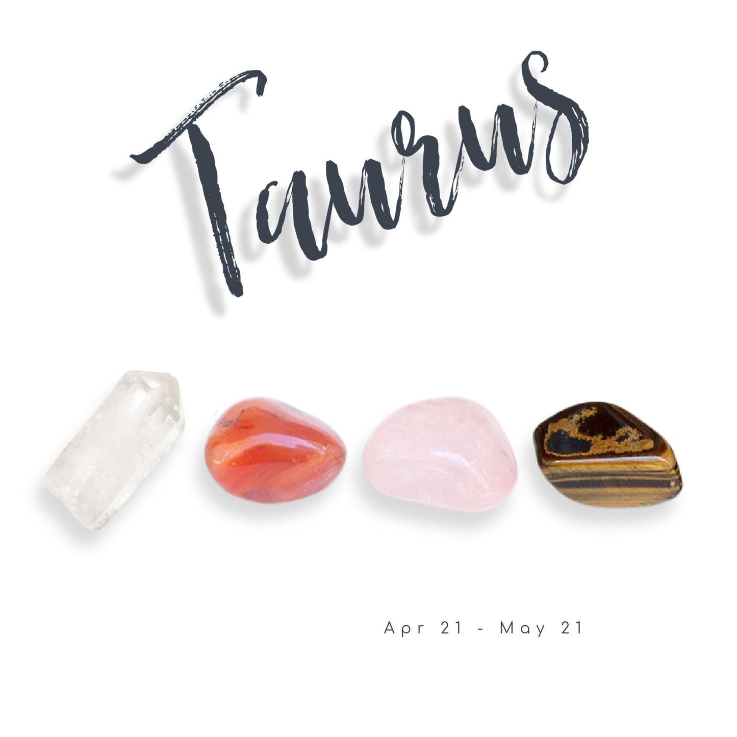 Taurus Zodiac Crystal Set - Energy Wicks