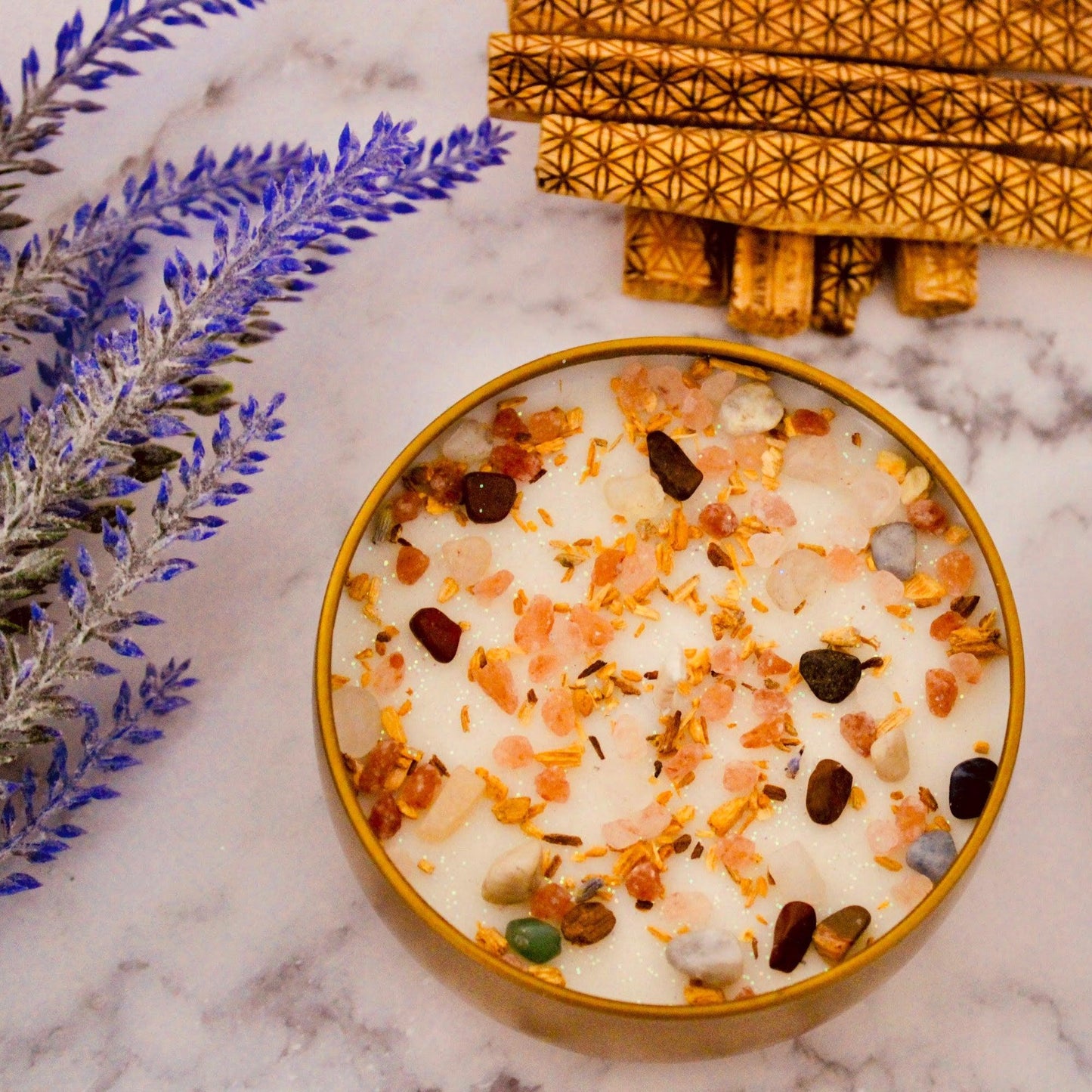 Crystal Infused Candle - Energy Wicks