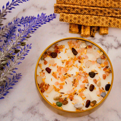 Crystal Infused Candle - Energy Wicks