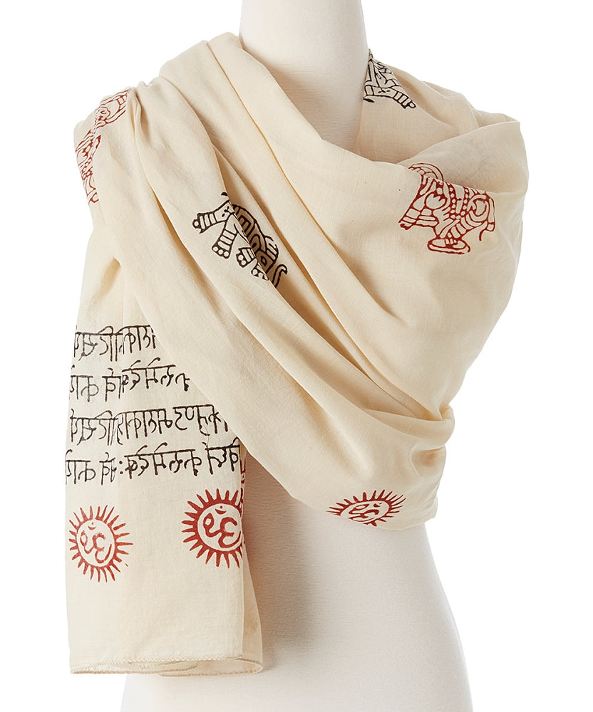 Ganesh Mantra Shawl by OMSutra