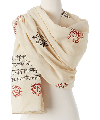 Ganesh Mantra Shawl by OMSutra