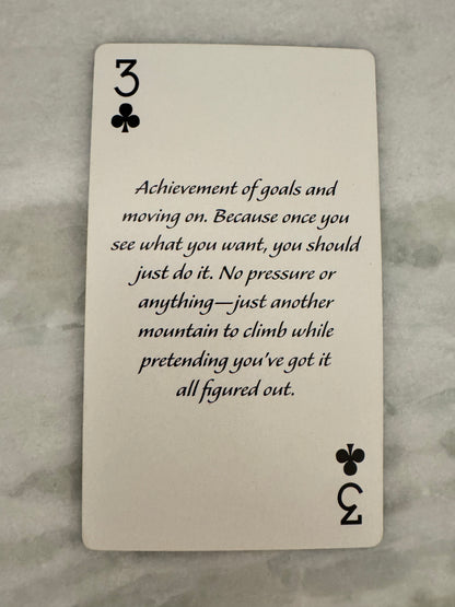 Savage Suits & Twisted Truths Cartomancy Deck Duo for Truth Seekers