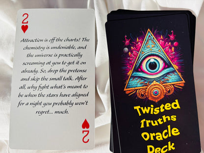 Savage Suits & Twisted Truths Cartomancy Deck Duo for Truth Seekers