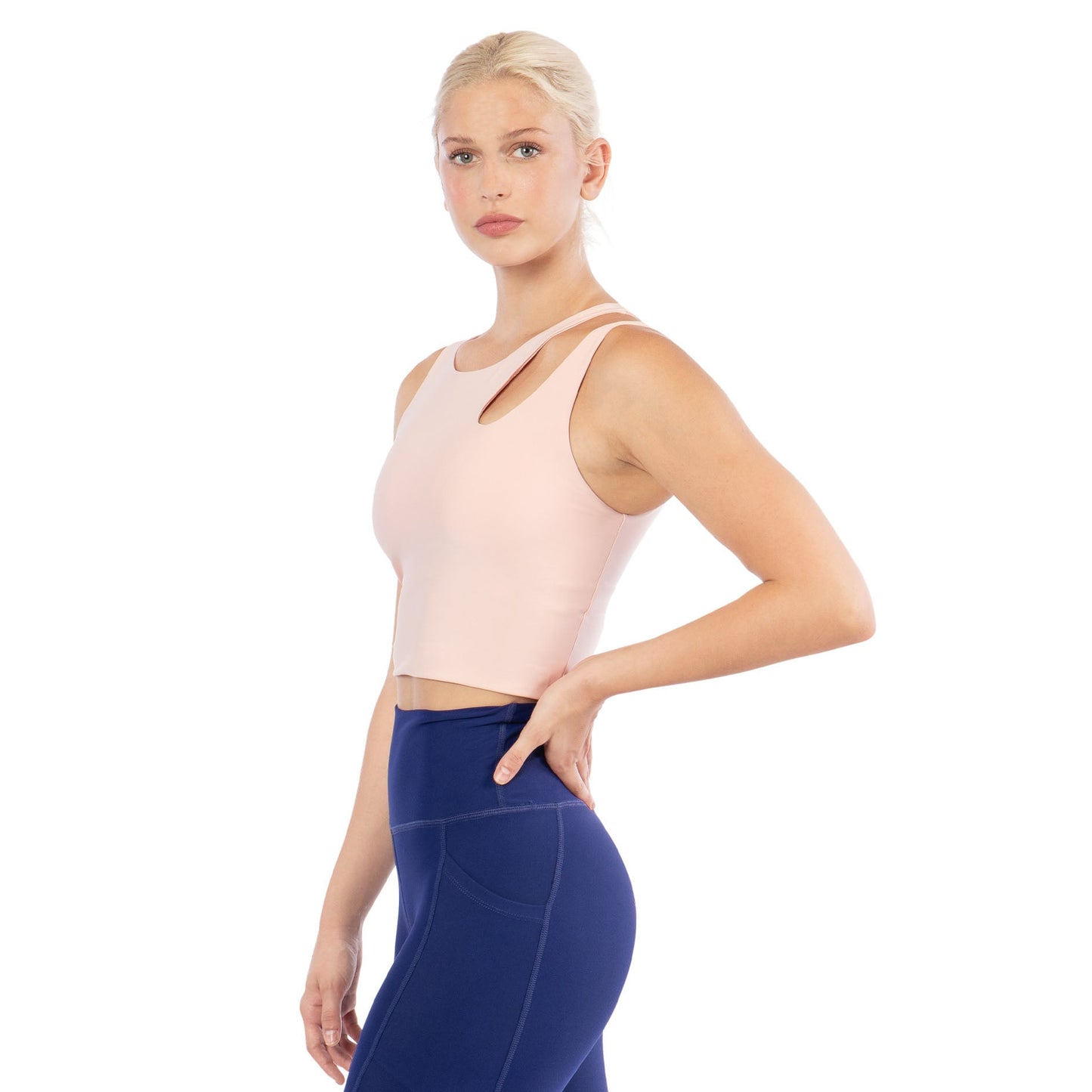 MIDI CUT OUT SHOULDER BRA by Kadi