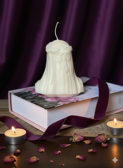 Large Veiled Lady Sculpture Candle by Crazy About Candles