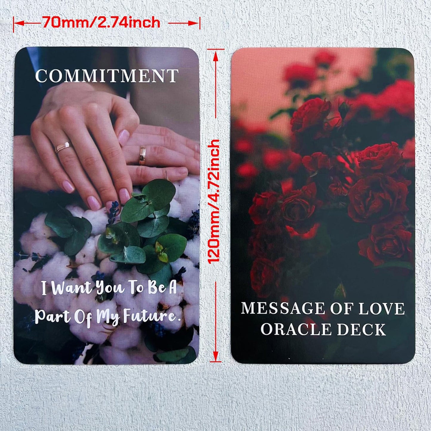 Message of Love Oracle Deck: 54 Oracle Cards for twin flame reading, love reading, relationship reading by WILDKARTZ