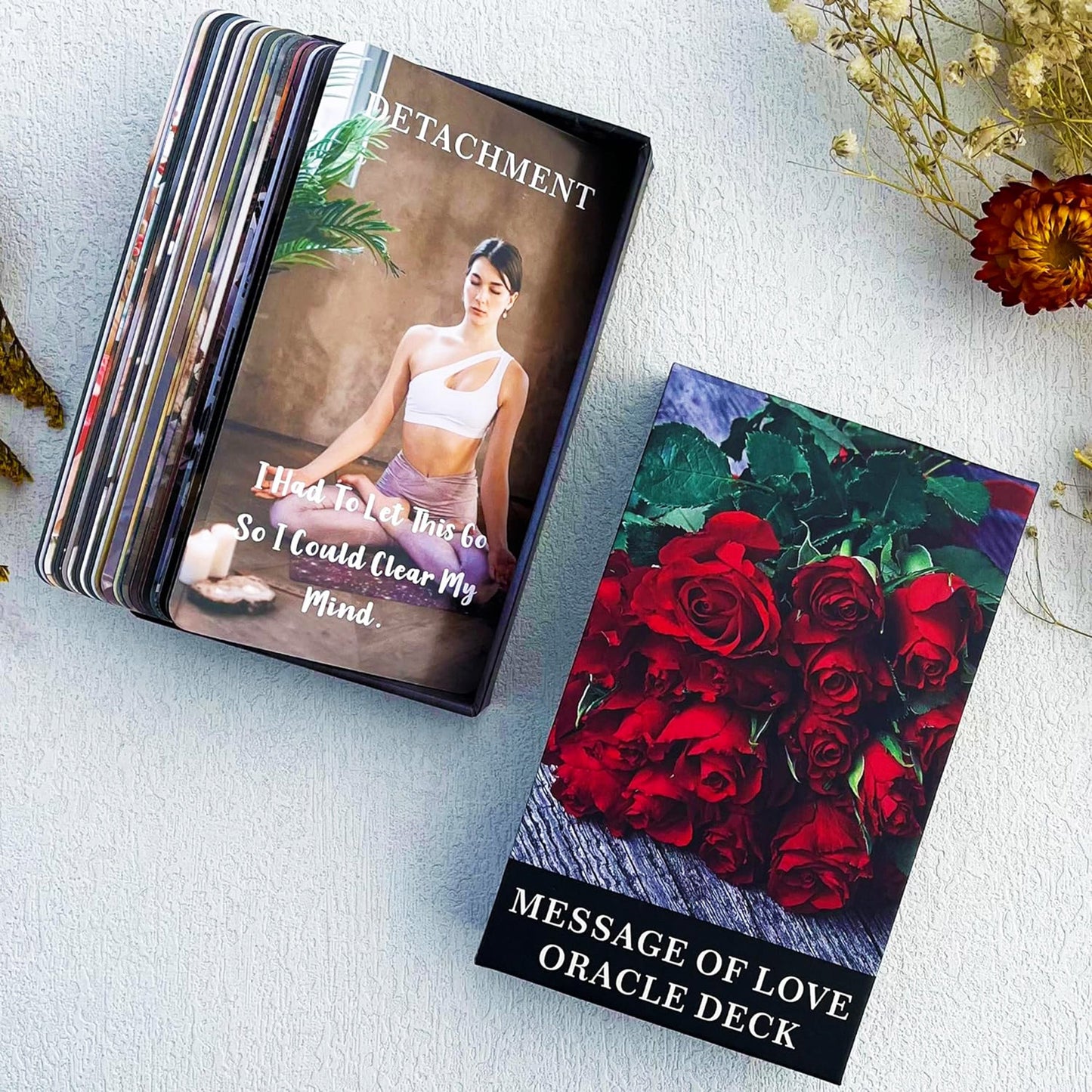 Message of Love Oracle Deck: 54 Oracle Cards for twin flame reading, love reading, relationship reading by WILDKARTZ