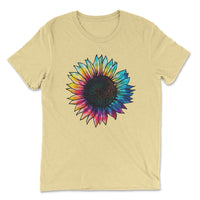 Tie Dye Sunflower Tee by Friday Night Waffles