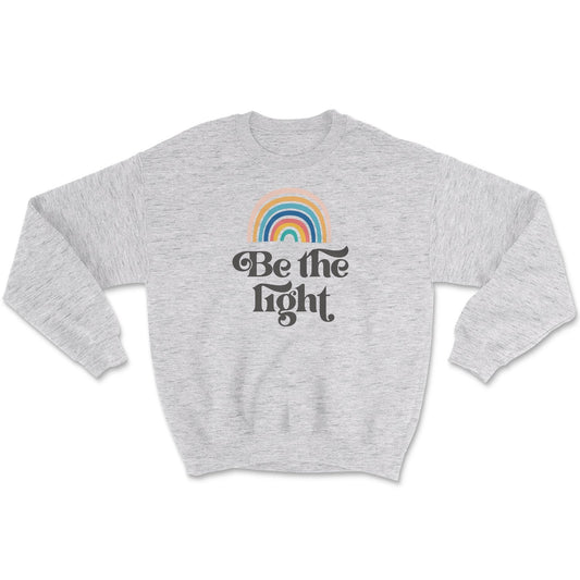 Be The Light Sweatshirt by Friday Night Waffles