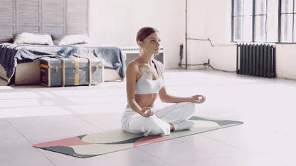 Yoga Mat | 6mm Thick | Blue | Non-Slip | Eco Friendly | Yune Yoga | Echo - Yune Yoga