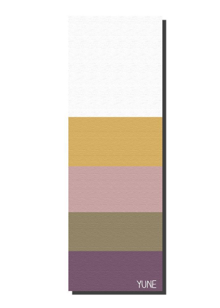 Yoga Mat | 6mm Thick | Striped | Non-Slip | Eco Friendly | Yune Yoga | Biarritz - Yune Yoga