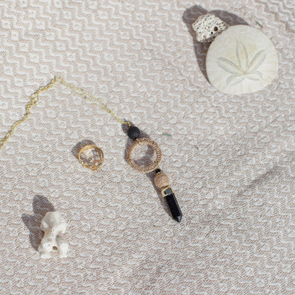 black crystal necklace