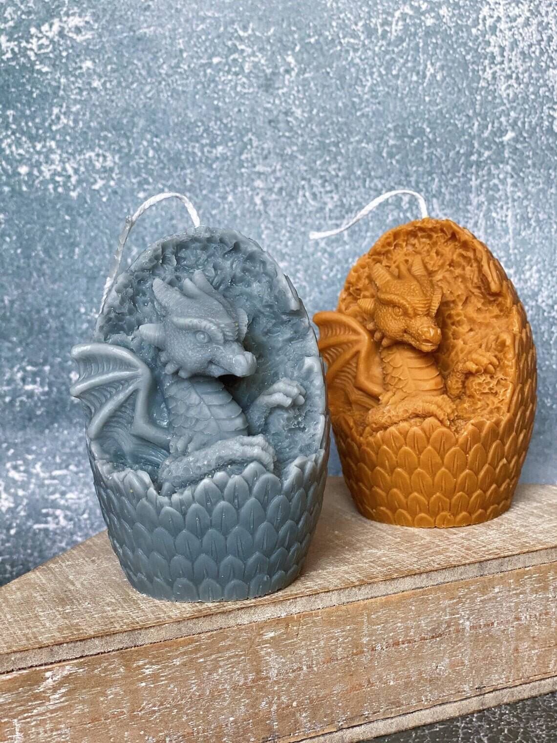 Handmade Soy Wax Dragon’s Egg Candle – Perfect for Gifting