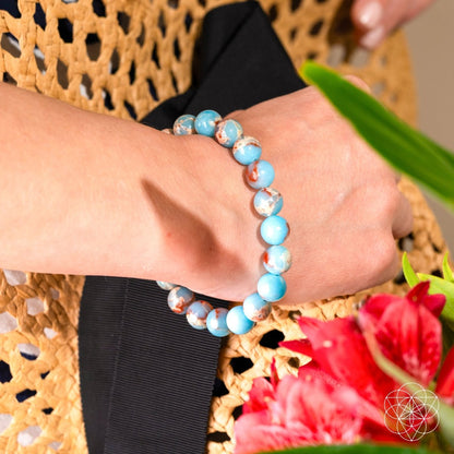 Empath’s Shield - Aqua Terra Jasper Bracelet