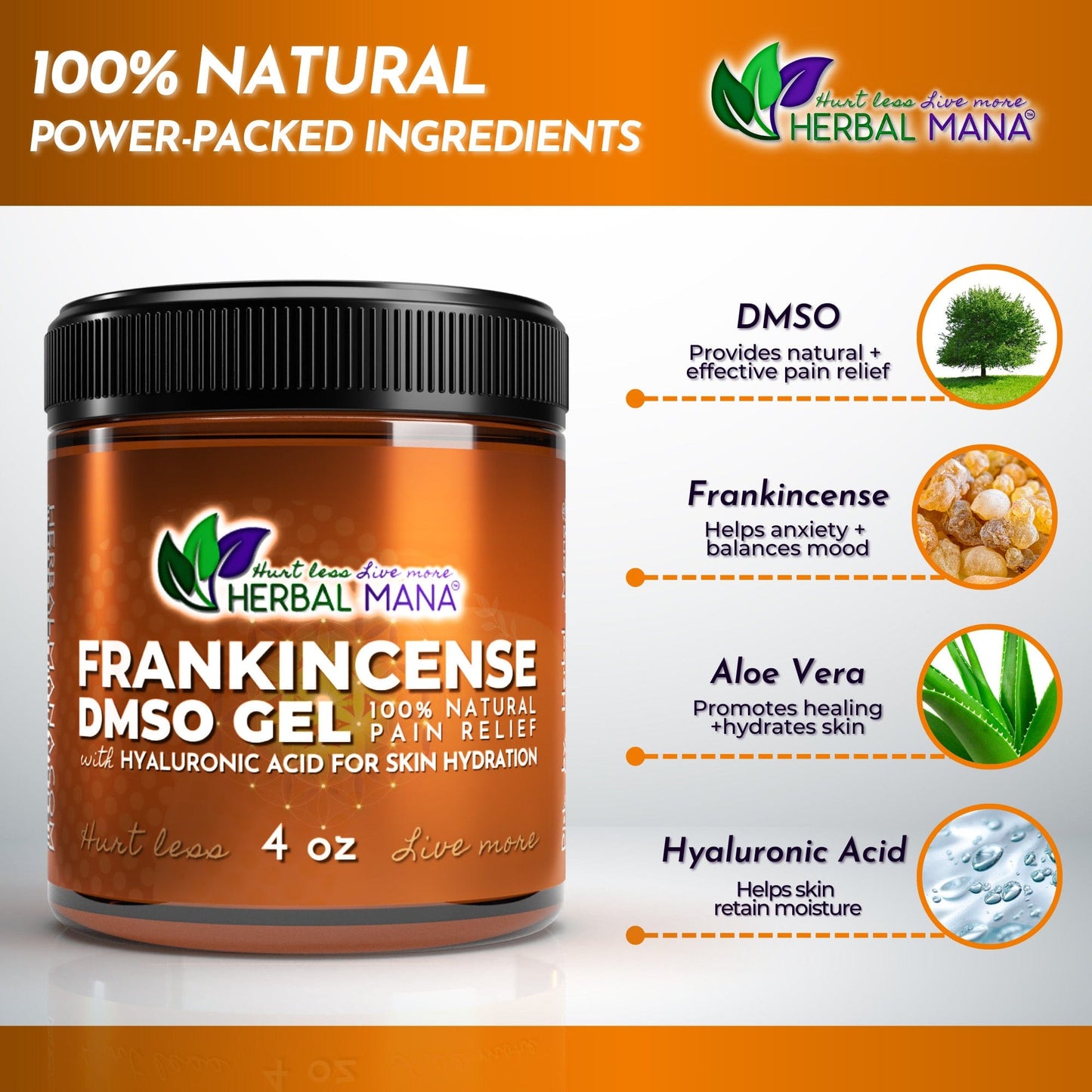 Frankincense DMSO Gel with Hyaluronic Acid