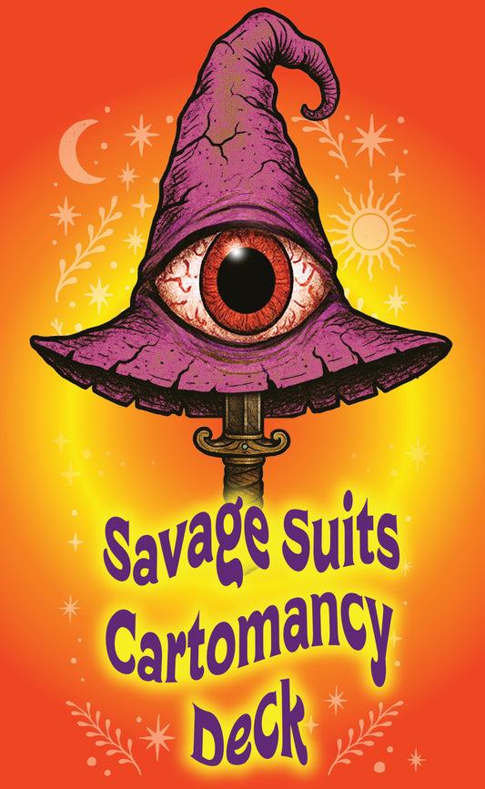 Savage Suits Cartomancy Deck Cards for Truth Seekers