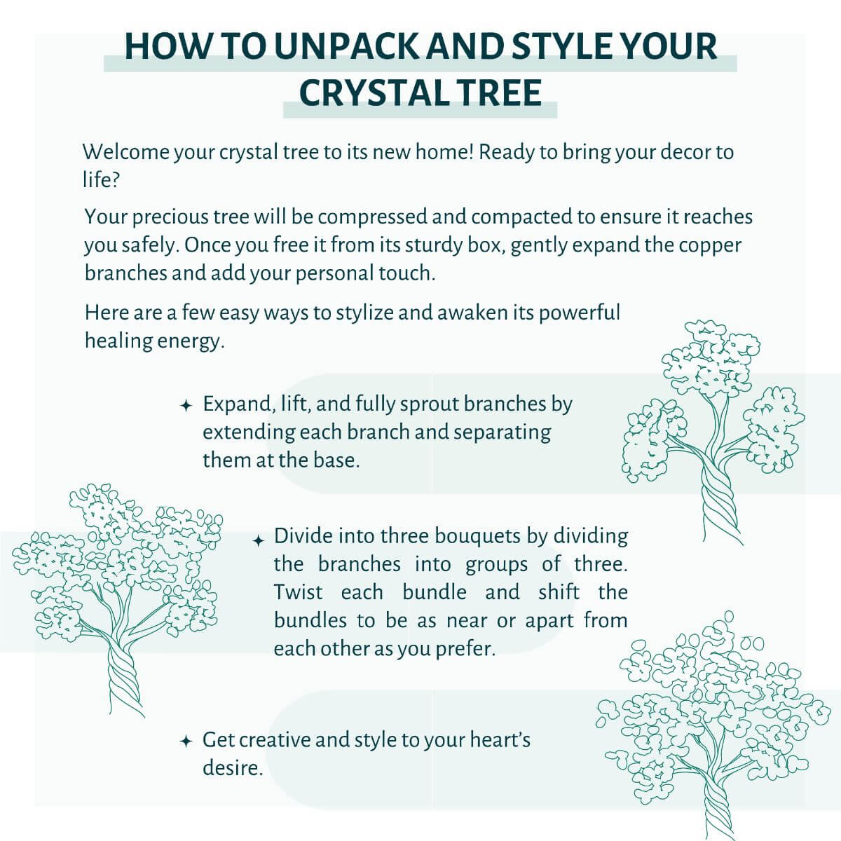 Malachite Anxiety Tree Lamp