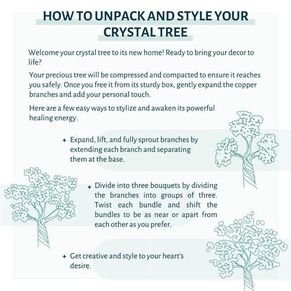 Malachite Anxiety Tree Lamp