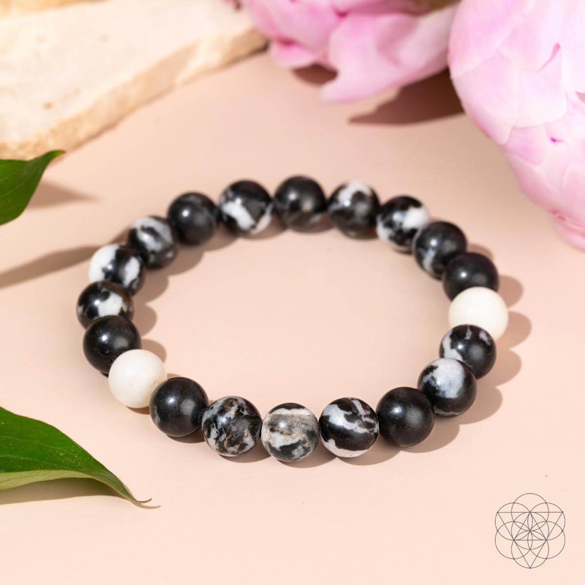 Permission to Pause - The Zebra Jasper Bracelet