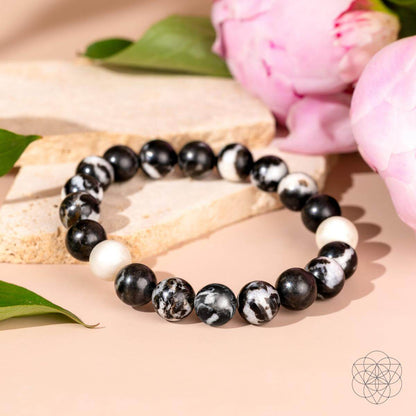 Permission to Pause - The Zebra Jasper Bracelet
