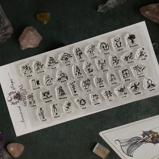 Lenormand Stamps - Set of 36 Original Clear Photopolymer Cling Stamps
