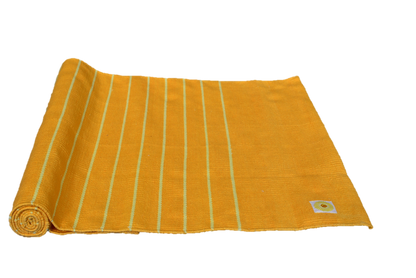 Handwoven cotton Floor Yoga Meditation Prayer Rug by OMSutra